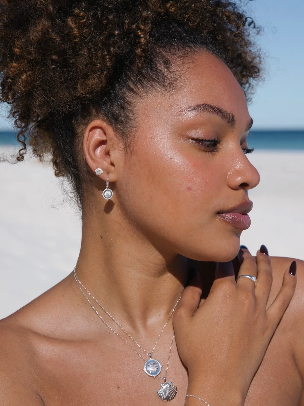 Isola Sea Earrings in Sterling Silver - Image 4